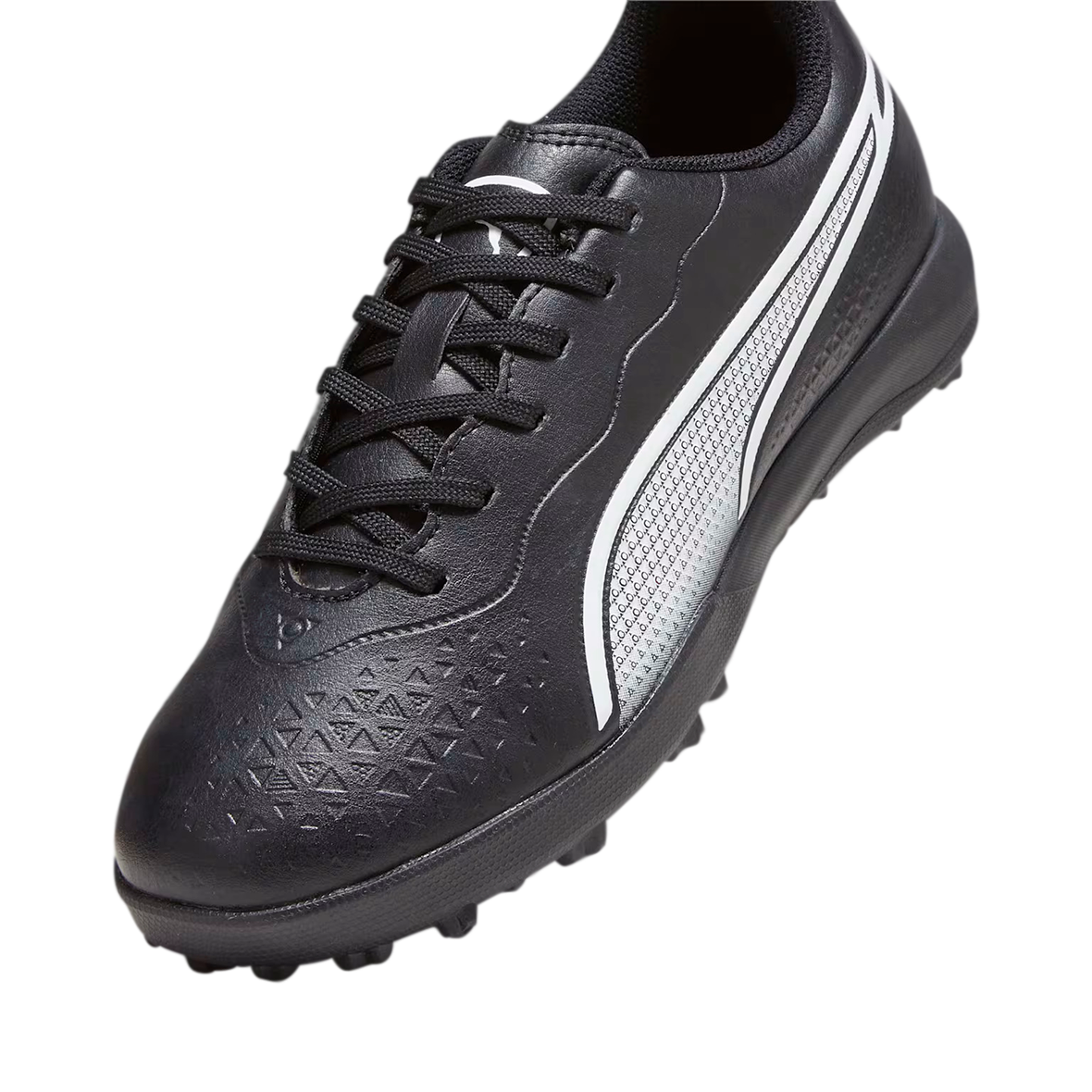 PUMA KING MATCH JUVENIL COLOR NEGRO BLANCO