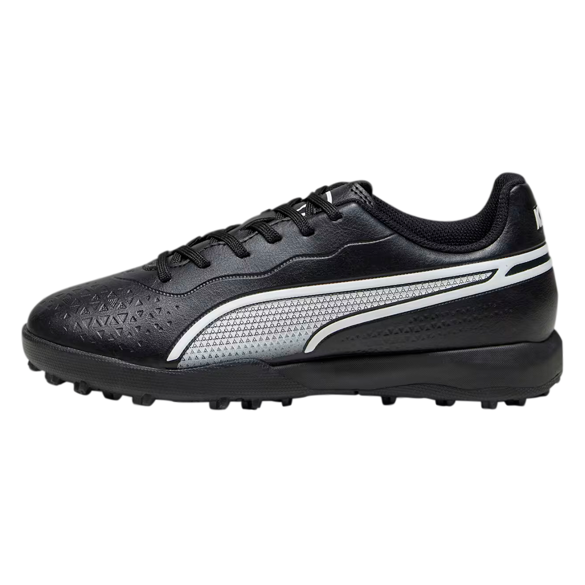 PUMA KING MATCH JUVENIL COLOR NEGRO BLANCO