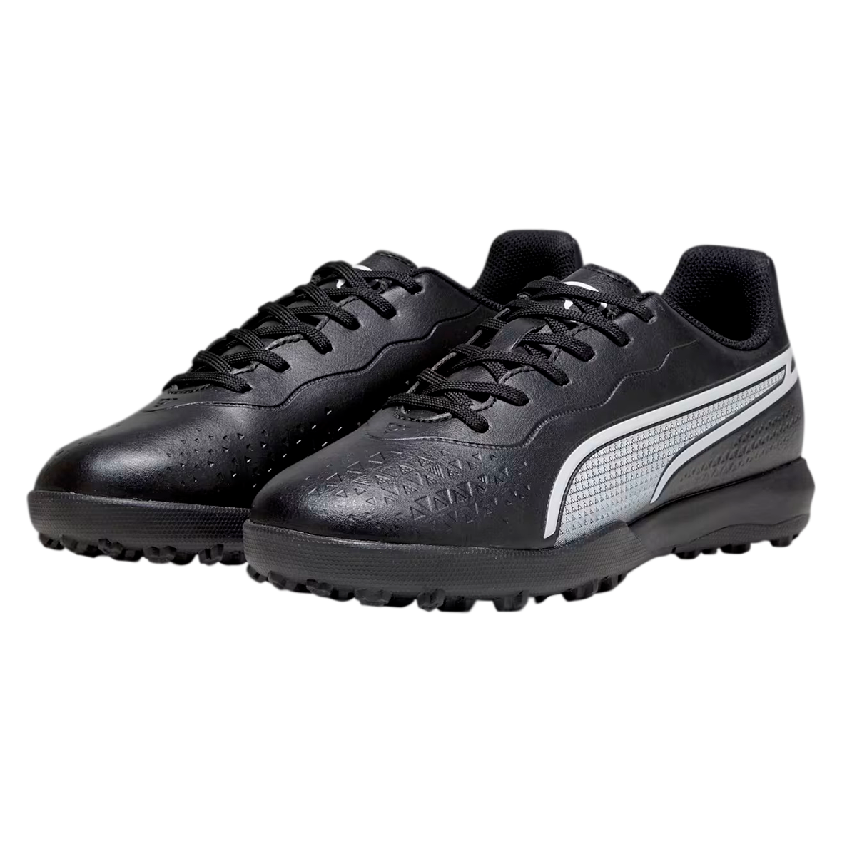 PUMA KING MATCH JUVENIL COLOR NEGRO BLANCO