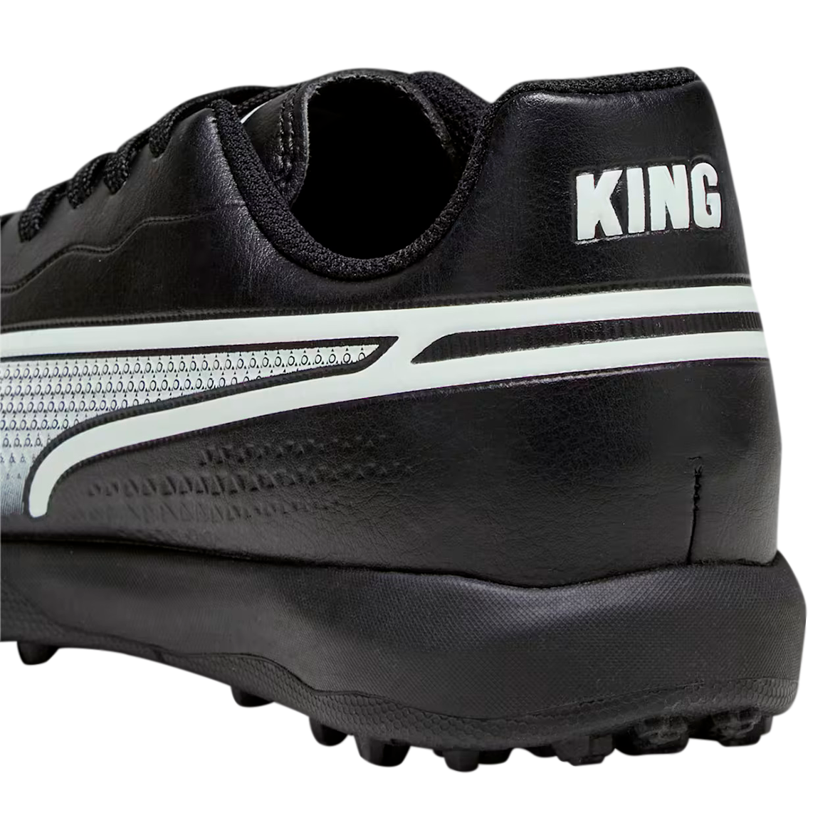 PUMA KING MATCH JUVENIL COLOR NEGRO BLANCO