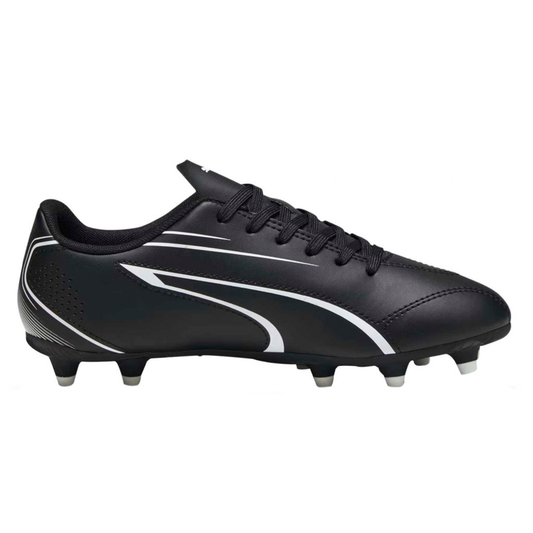 PUMA VITORIA FG JUVENIL COLOR NEGRO BLANCO