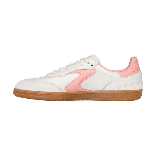 TENIS SKECHERS HOTSHOT KICKOFF PARA DAMA COLOR BEIGE ROSA