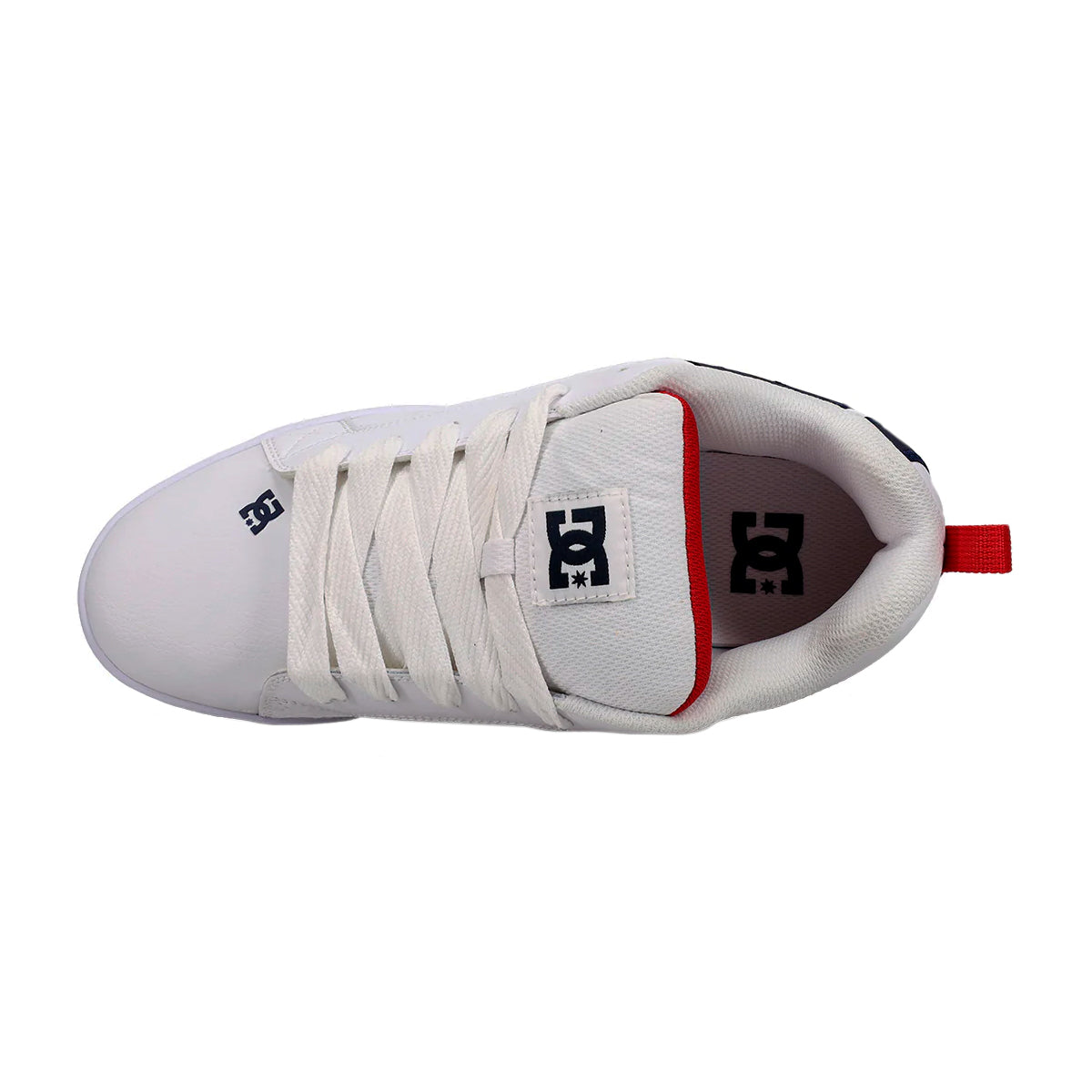 TENIS DC SHOES COURT GRAFFIK PARA CABALLERO COLOR BLANCO