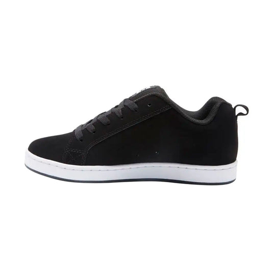 TENIS DC SHOES COURT GRAFFIK PARA DAMA COLOR NEGRO BLANCO