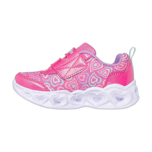 TENIS SKECHERS S-LIGHTS HEART LIGHT INFANTIL COLOR FIUSHA LILA