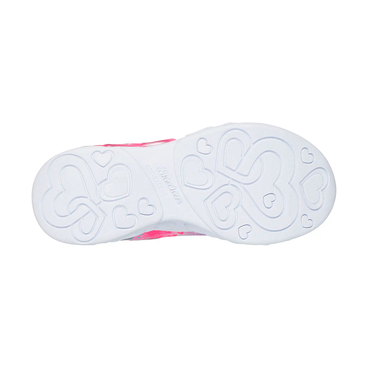 TENIS SKECHERS INFINITE HEART LIGHT PARA NIÑA COLOR PLATA