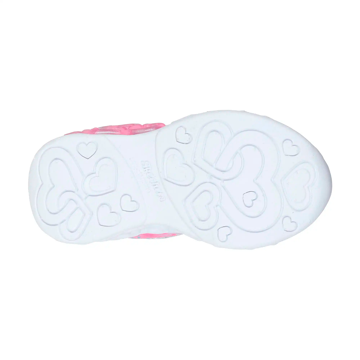 TENIS SKECHERS INFINITE HEART LIGHT INFANTIL COLOR PLATA