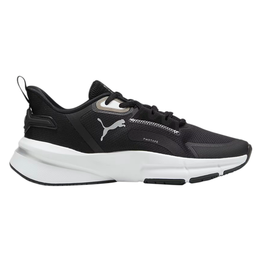 PUMA PWRFRAME PARA DAMA COLOR NEGRO BLANCO