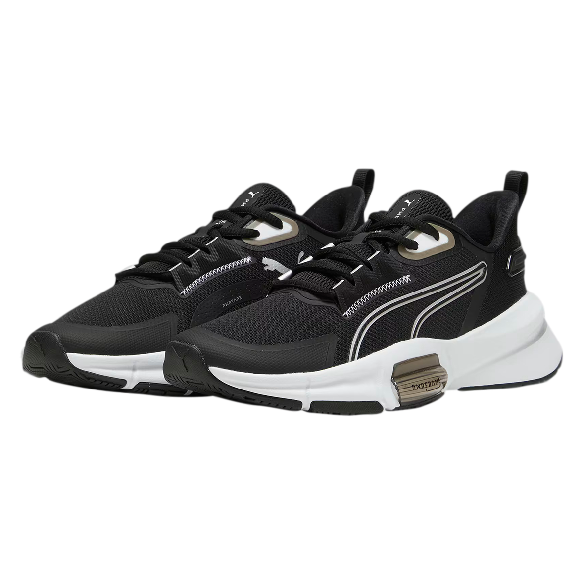 PUMA PWRFRAME PARA DAMA COLOR NEGRO BLANCO