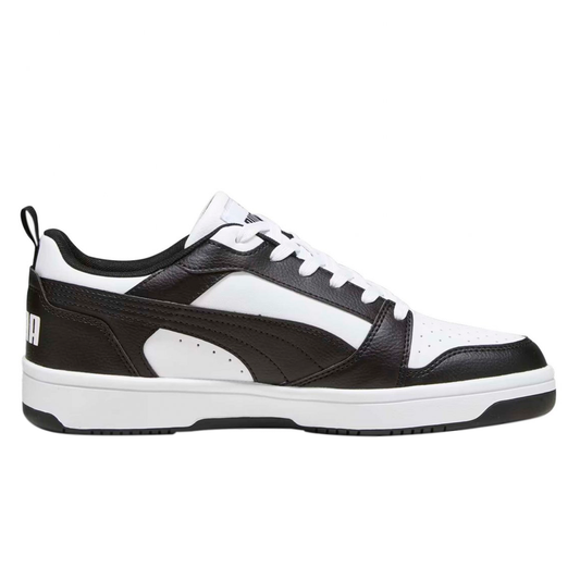 PUMA REBOUND V6 PARA CABALLERO COLOR BLANCO NEGRO