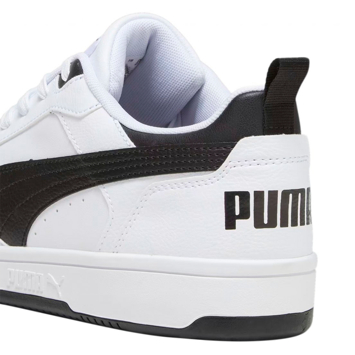 PUMA REBOUND V6 PARA CABALLER COLOR BLANCO NEGRO