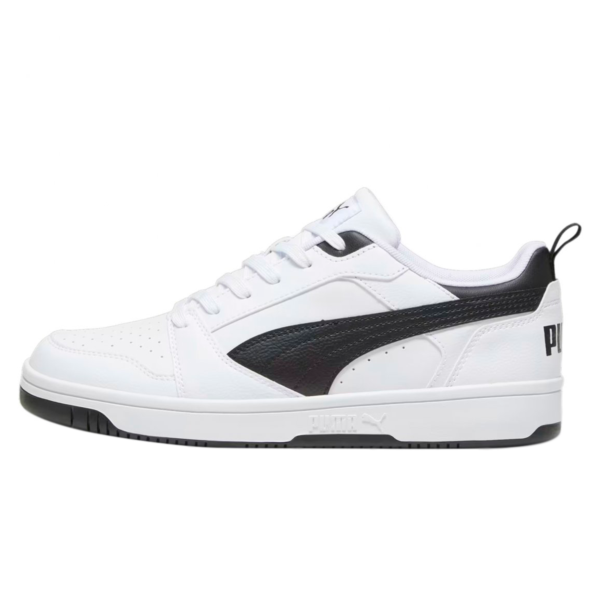 PUMA REBOUND V6 PARA CABALLER COLOR BLANCO NEGRO