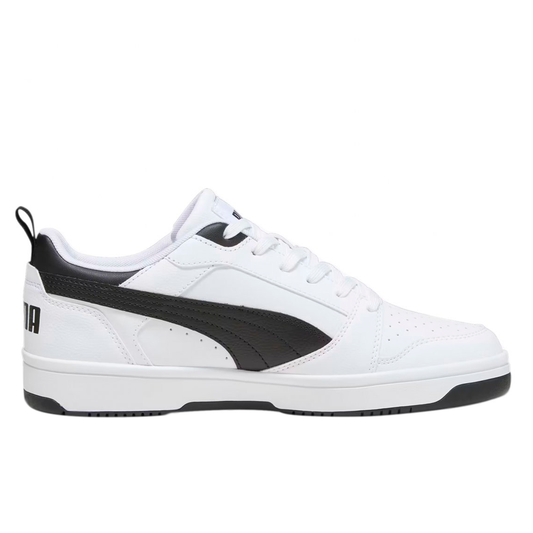 PUMA REBOUND V6 PARA CABALLER COLOR BLANCO NEGRO