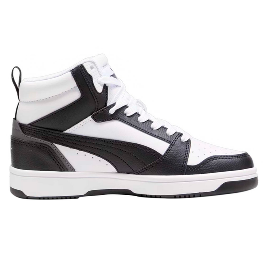 PUMA REBOUND V6 JUVENIL COLOR BLANCO NEGRO