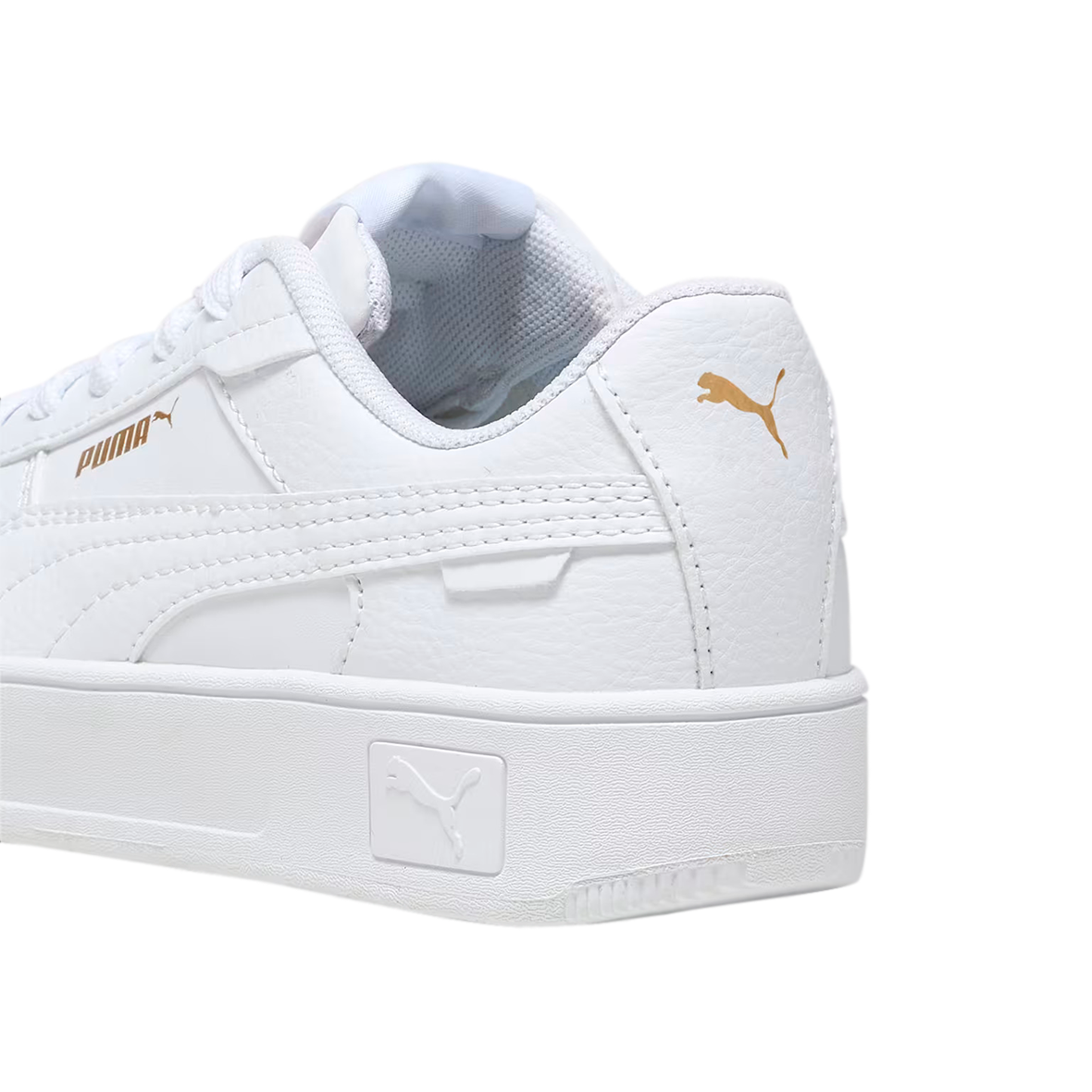 PUMA CARINA STREET PARA NIÑA COLOR BLANCO ORO