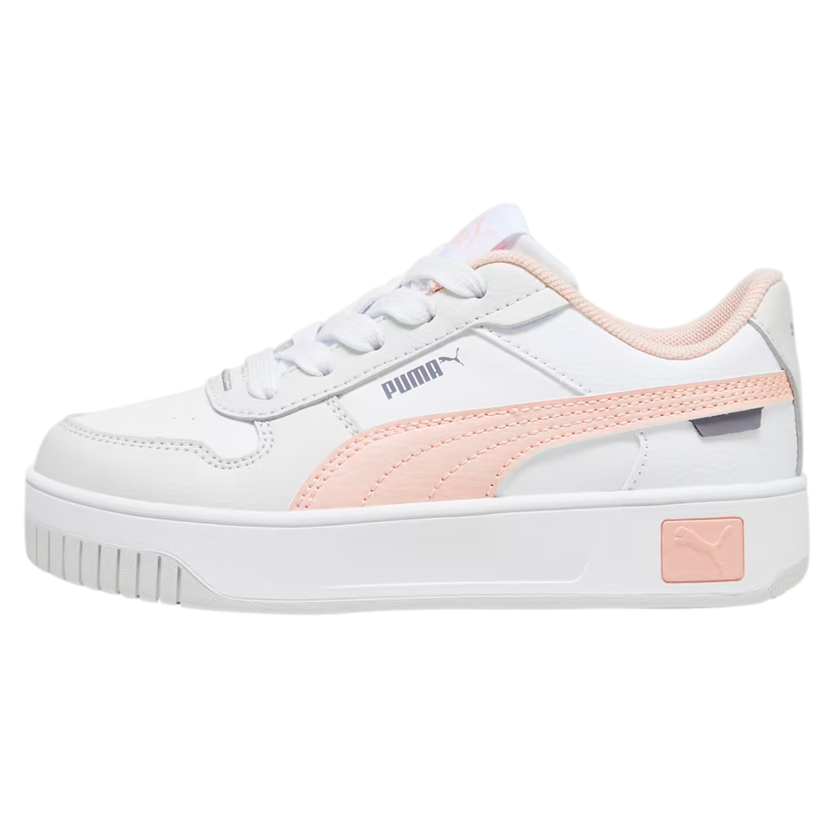 Puma cali blanche et rose hot sale
