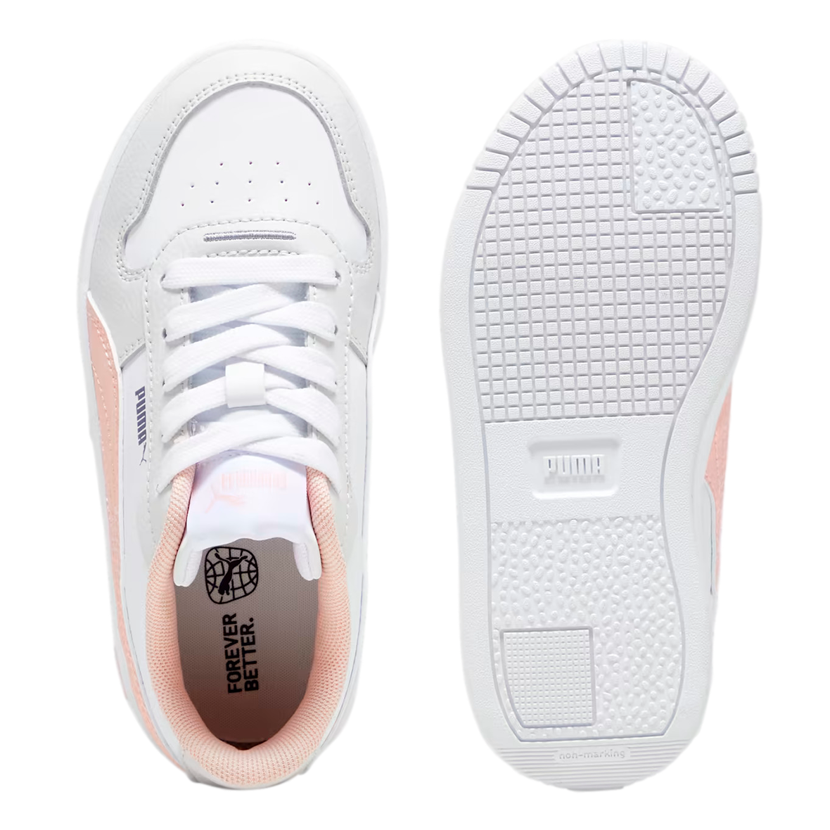 PUMA CARINA STREET PARA NIÑA COLOR BLANCO CORAL