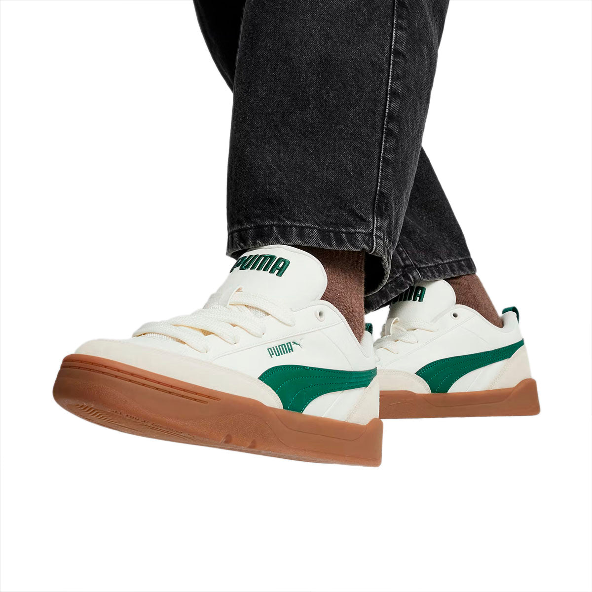 TENIS PUMA PARK LIFESTYLE PARA CABALLERO COLOR BLANCO VERDE