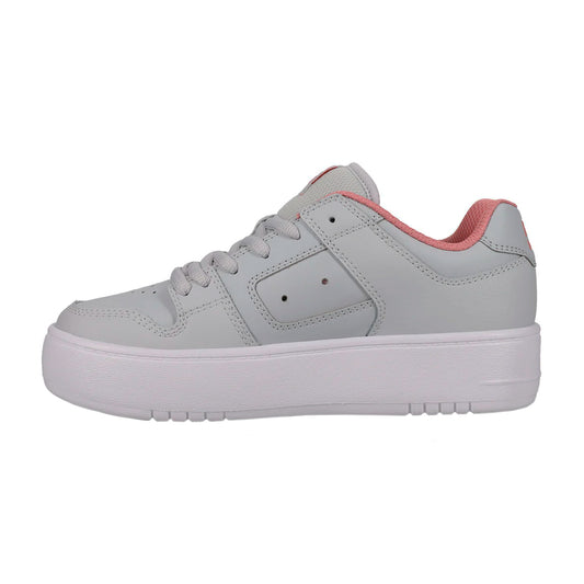 TENIS DC SHOES MANTECA 4 PLATFORM PARA DAMA COLOR GRIS
