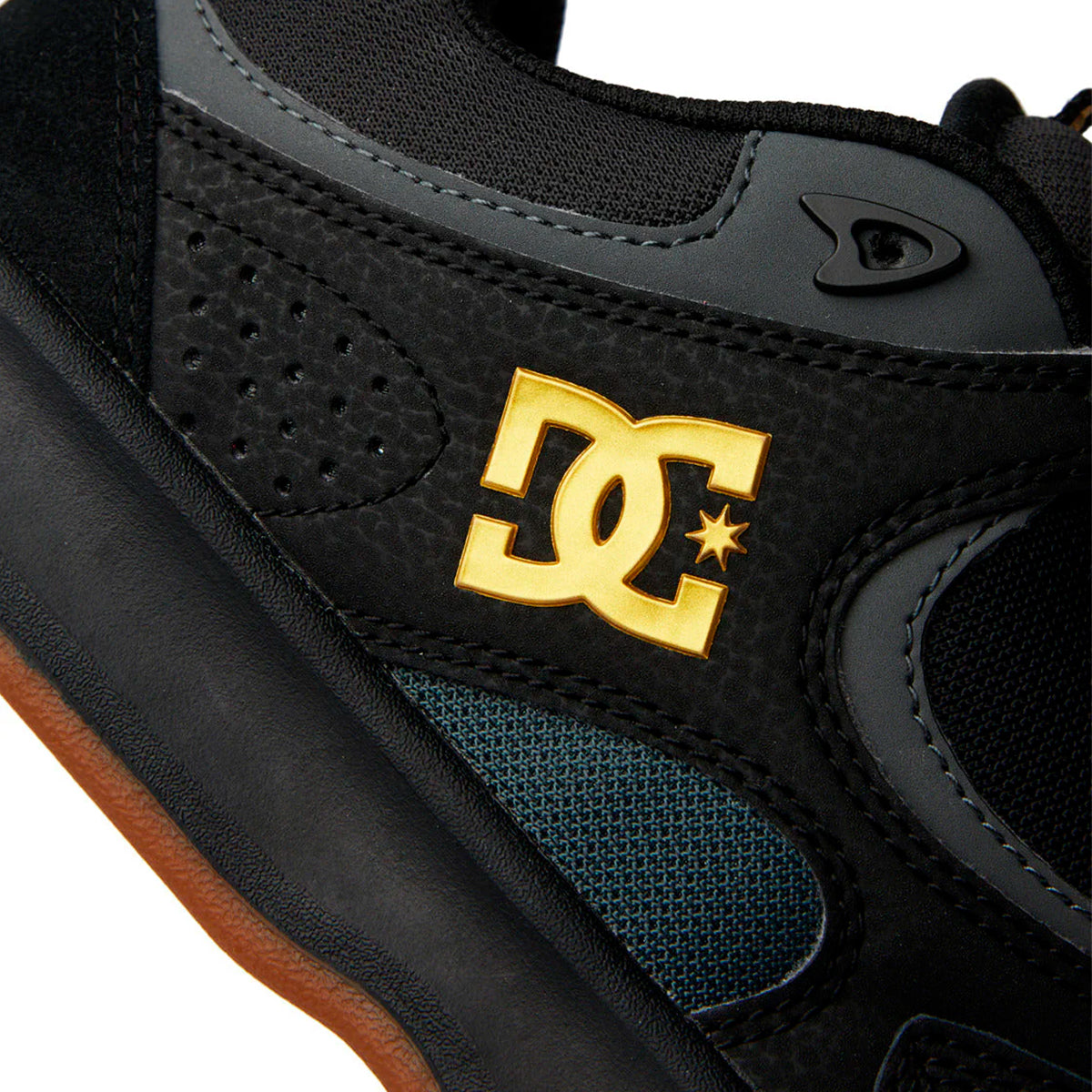 TENIS DC SHOES KALYNX ZERO PARA CABALLERO COLOR NEGRO ORO