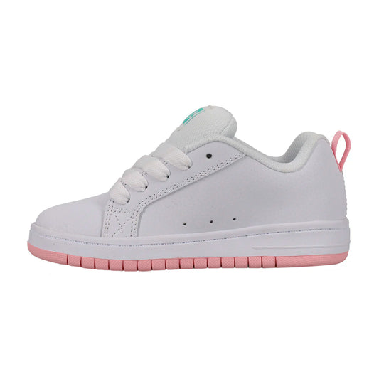 TENIS COURT GRAFFIK PARA DAMA COLOR BLANCO ROSA