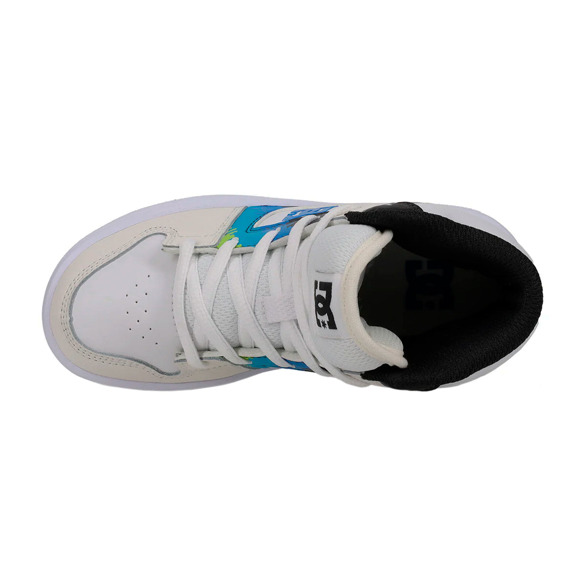 TENIS DC SHOES MANTECA 4 HI JUVENIL COLOR BLANCO
