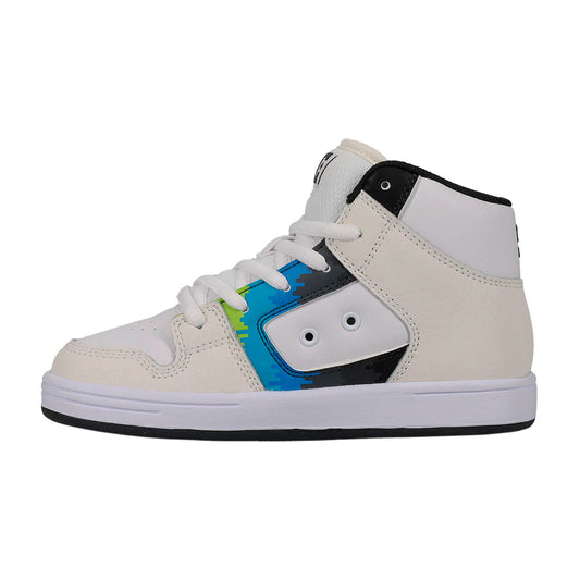 TENIS DC SHOES MANTECA 4 HI JUVENIL COLOR BLANCO