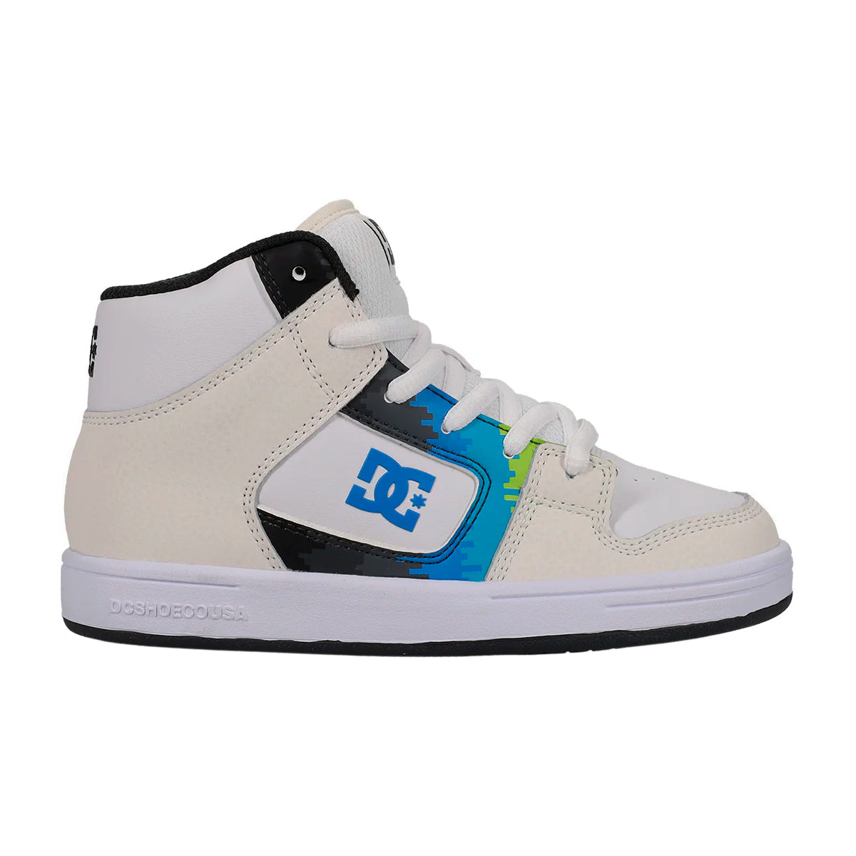 TENIS DC SHOES MANTECA 4 HI JUVENIL COLOR BLANCO