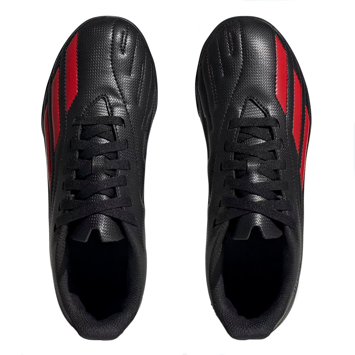 TENIS ADIDAS DEPORTIVO FG JUVENIL COLOR NEGRO ROJO