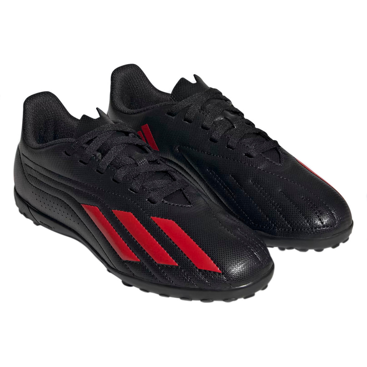 TENIS ADIDAS DEPORTIVO FG JUVENIL COLOR NEGRO ROJO