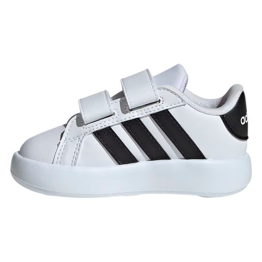 ADIDAS GRAND COURT INFANTIL COLOR BLANCO NEGRO