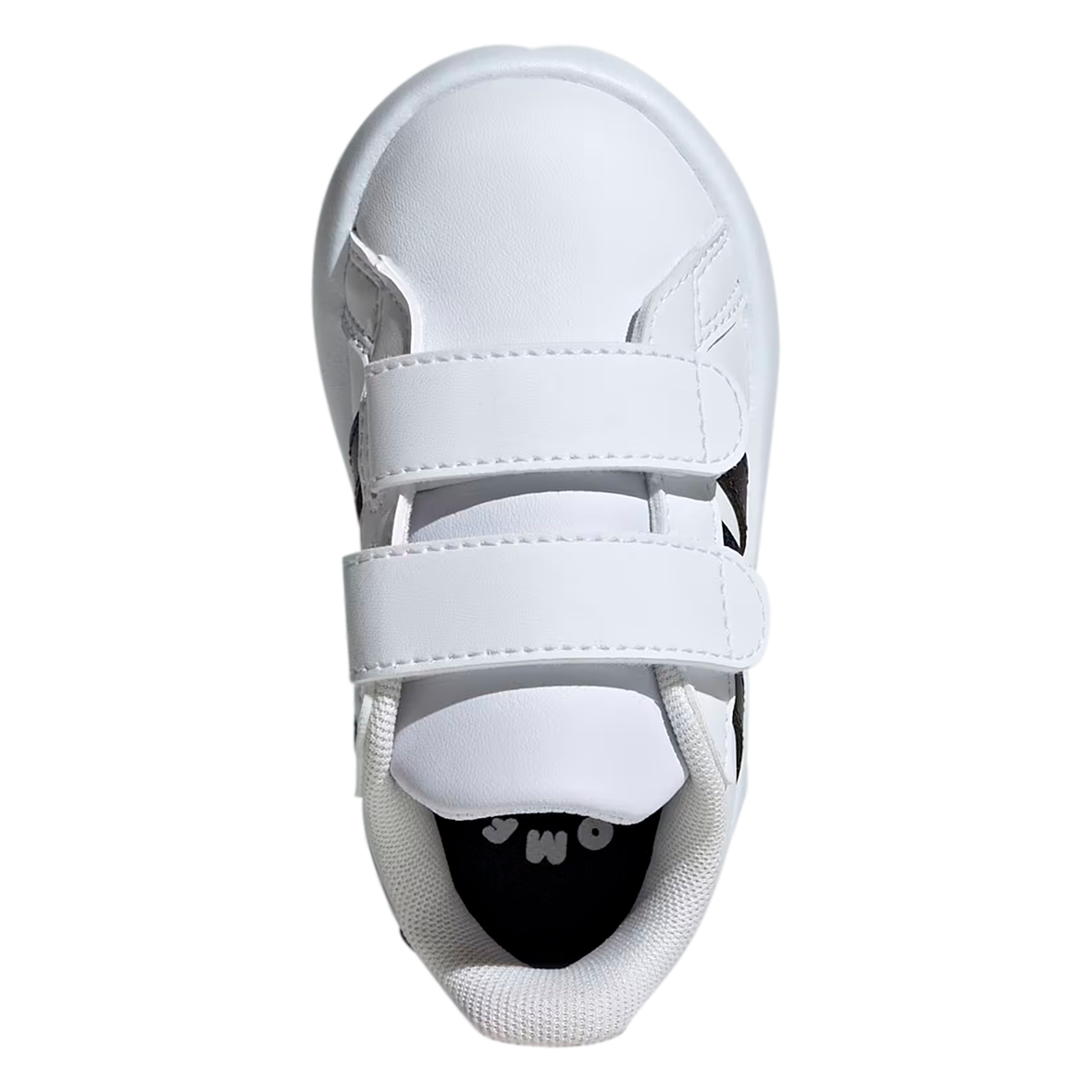ADIDAS GRAND COURT INFANTIL COLOR BLANCO NEGRO