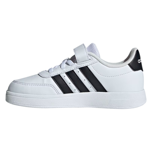 TENIS ADIDAS BREAKNET 2.0 PARA NIÑO COLOR BLANCO NEGRO