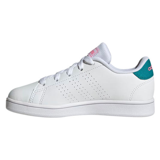 ADIDAS ADVANTAGE PARA NIÑA COLOR BLANCO