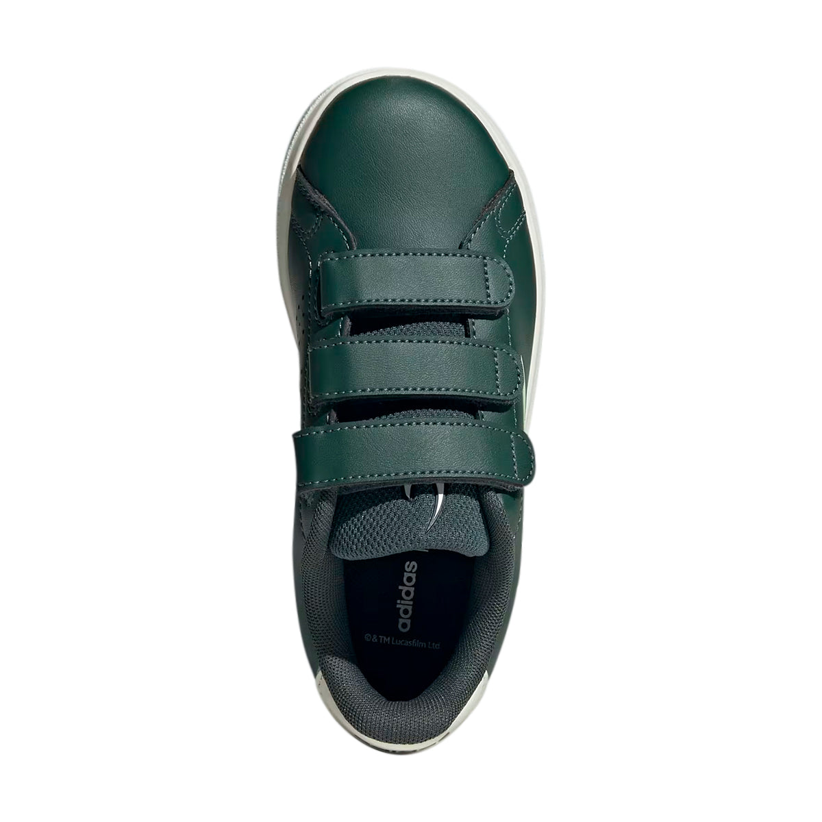 TENIS ADIDAS ADVANTAGE PARA NIÑO COLOR VERDE