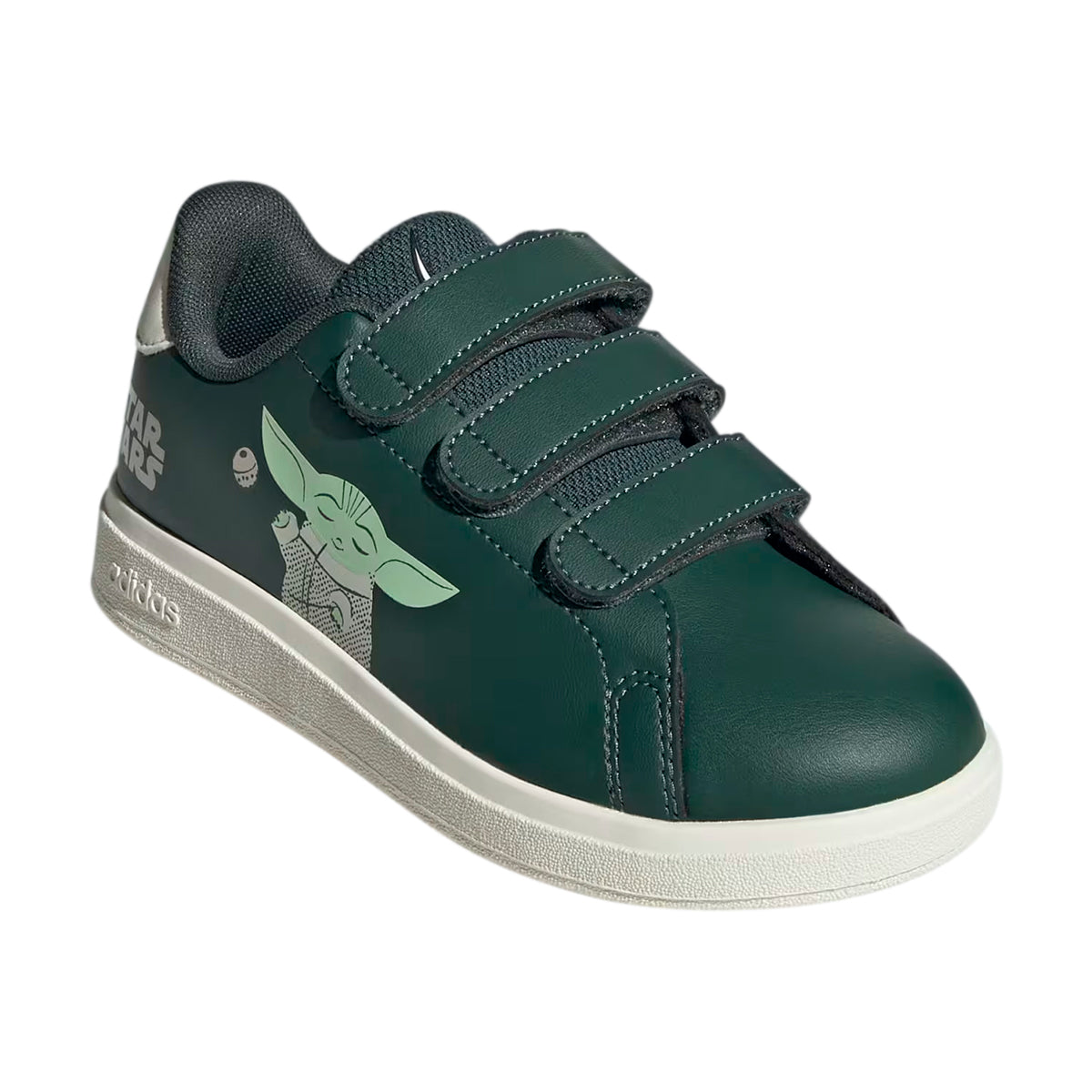 TENIS ADIDAS ADVANTAGE PARA NIÑO COLOR VERDE
