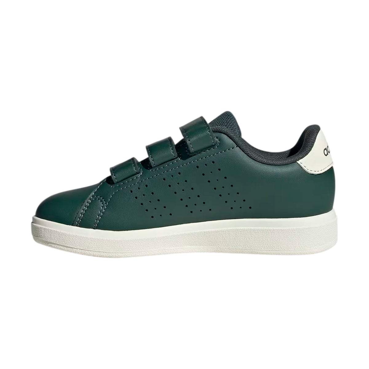TENIS ADIDAS ADVANTAGE PARA NIÑO COLOR VERDE
