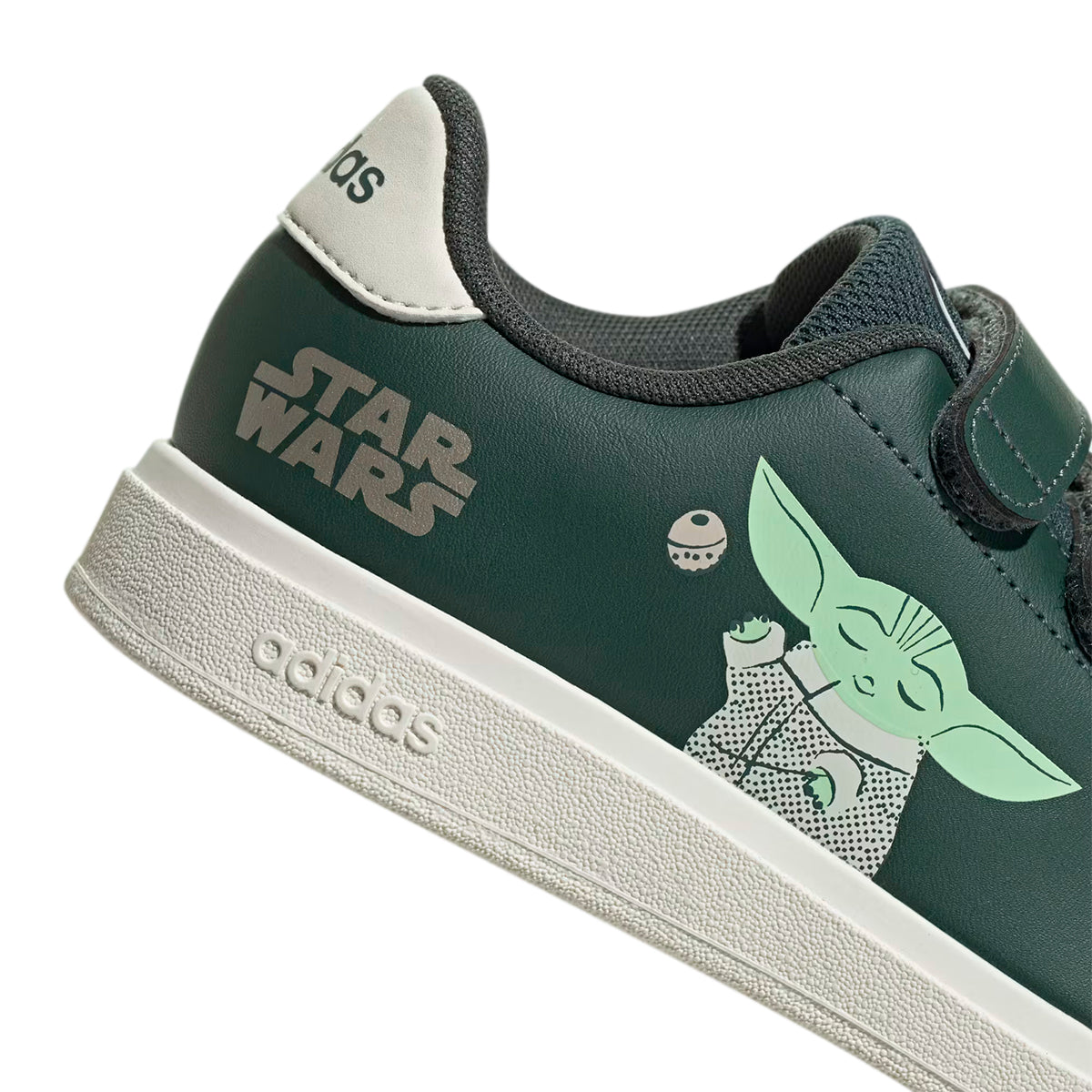TENIS ADIDAS ADVANTAGE PARA NIÑO COLOR VERDE
