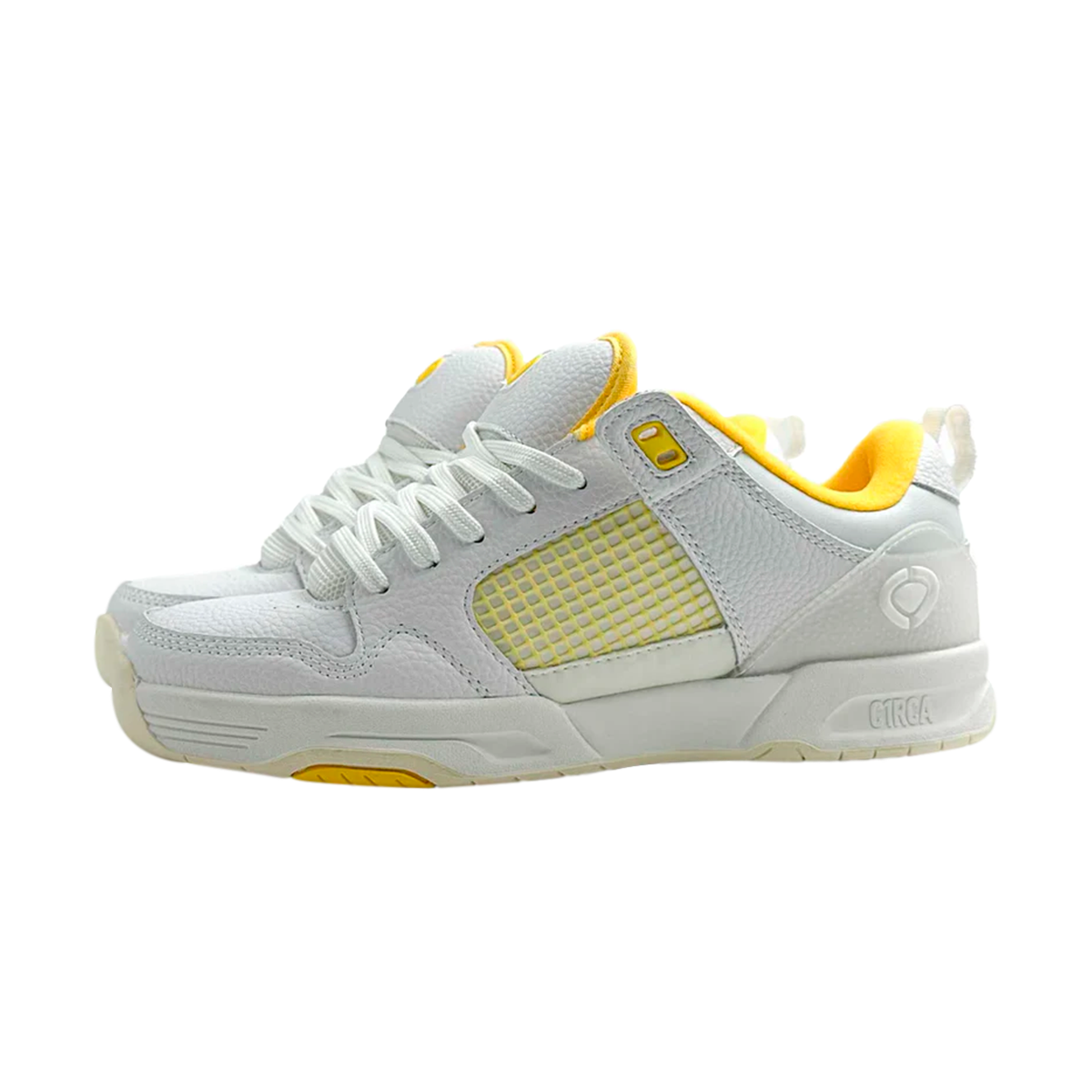 TENIS C1RCA TAVE TT PARA CABALLERO COLOR BLANCO AMARILLO
