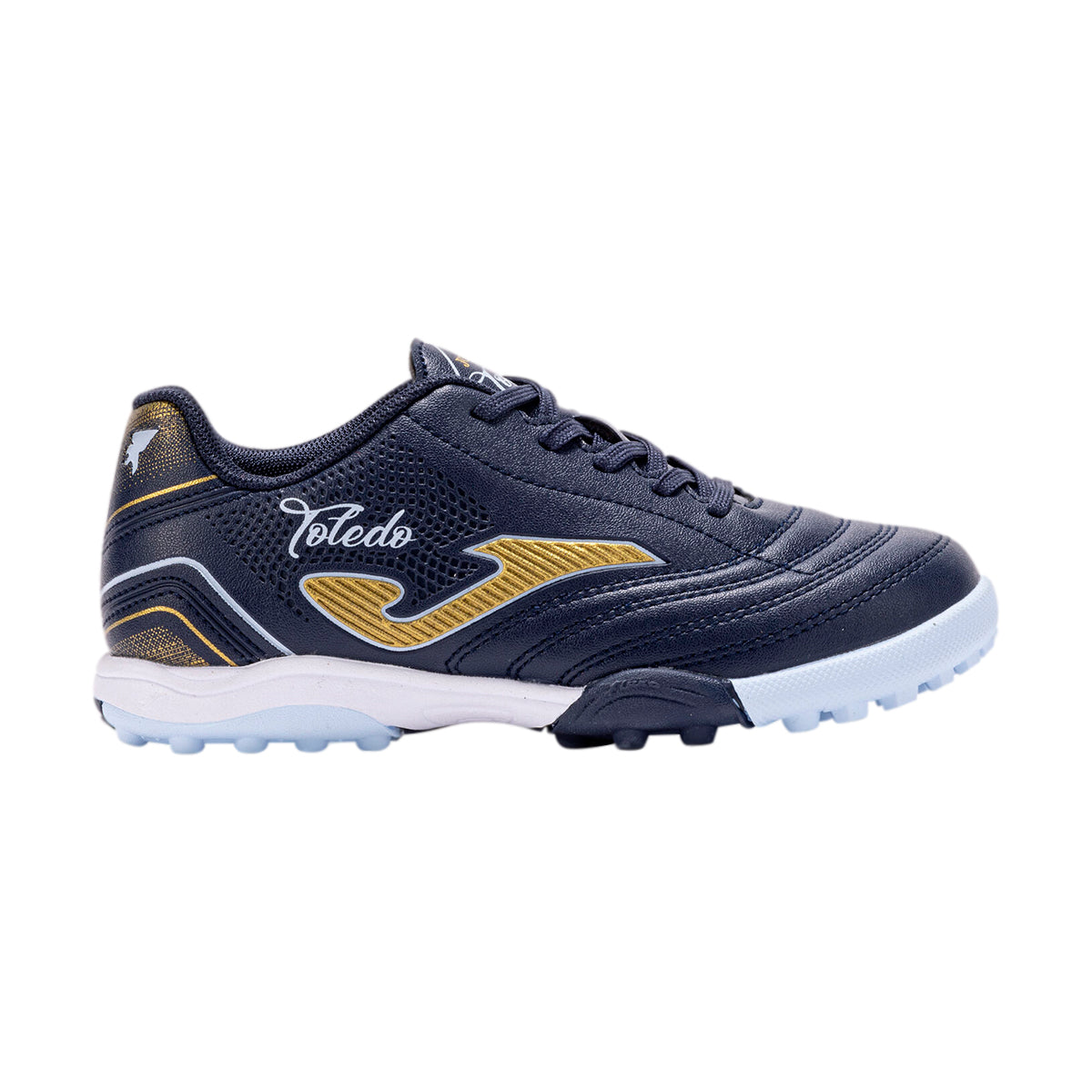 TENIS JOMA TOLEDO JR JUVENIL COLOR MARINO ORO