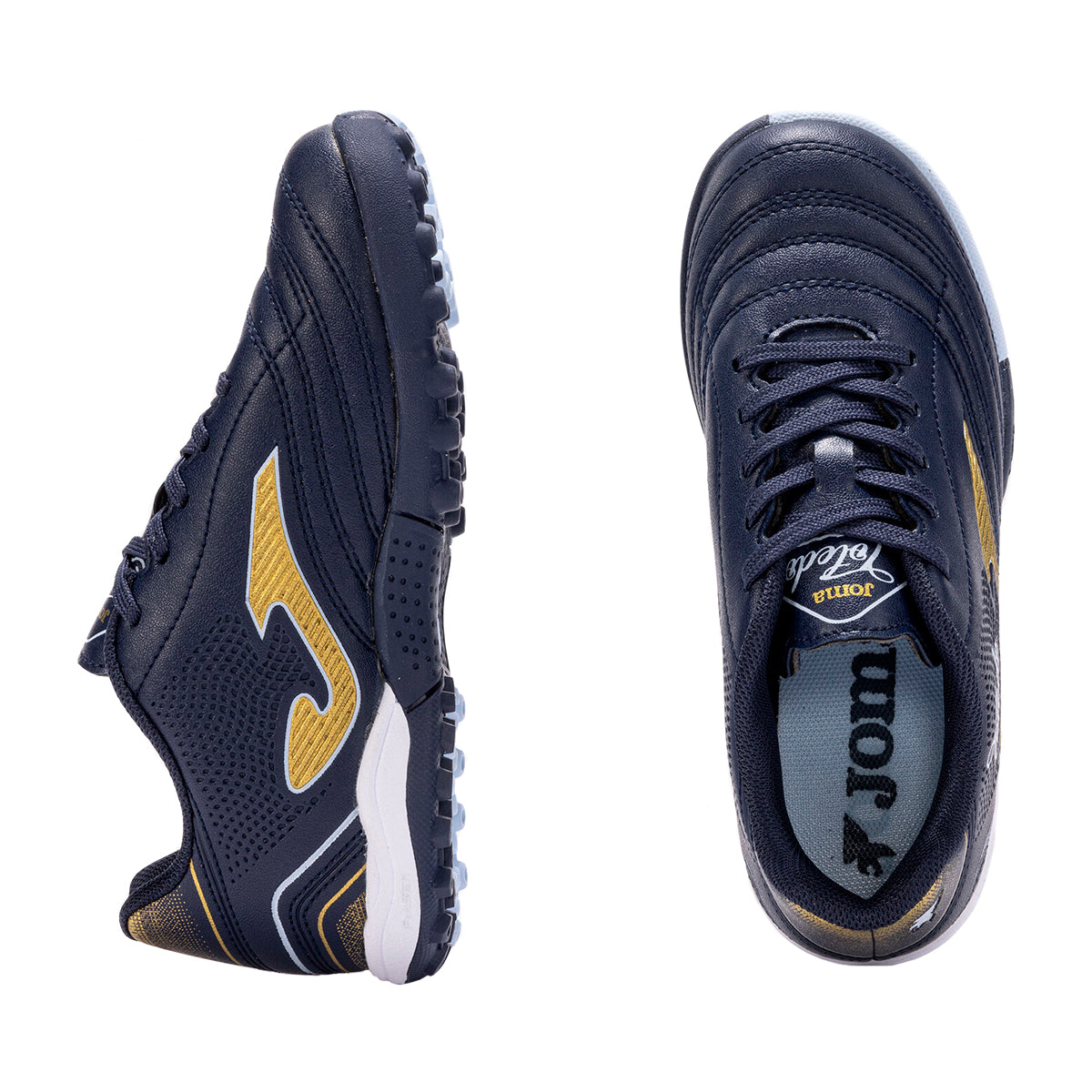 TENIS JOMA TOLEDO JR JUVENIL COLOR MARINO ORO