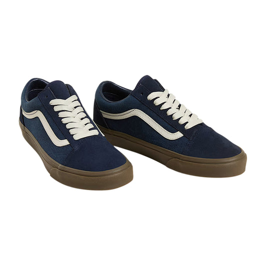 TENIS VANS OLD SKOOL PARA CABALLERO COLOR AZUL MARINO BEIGE