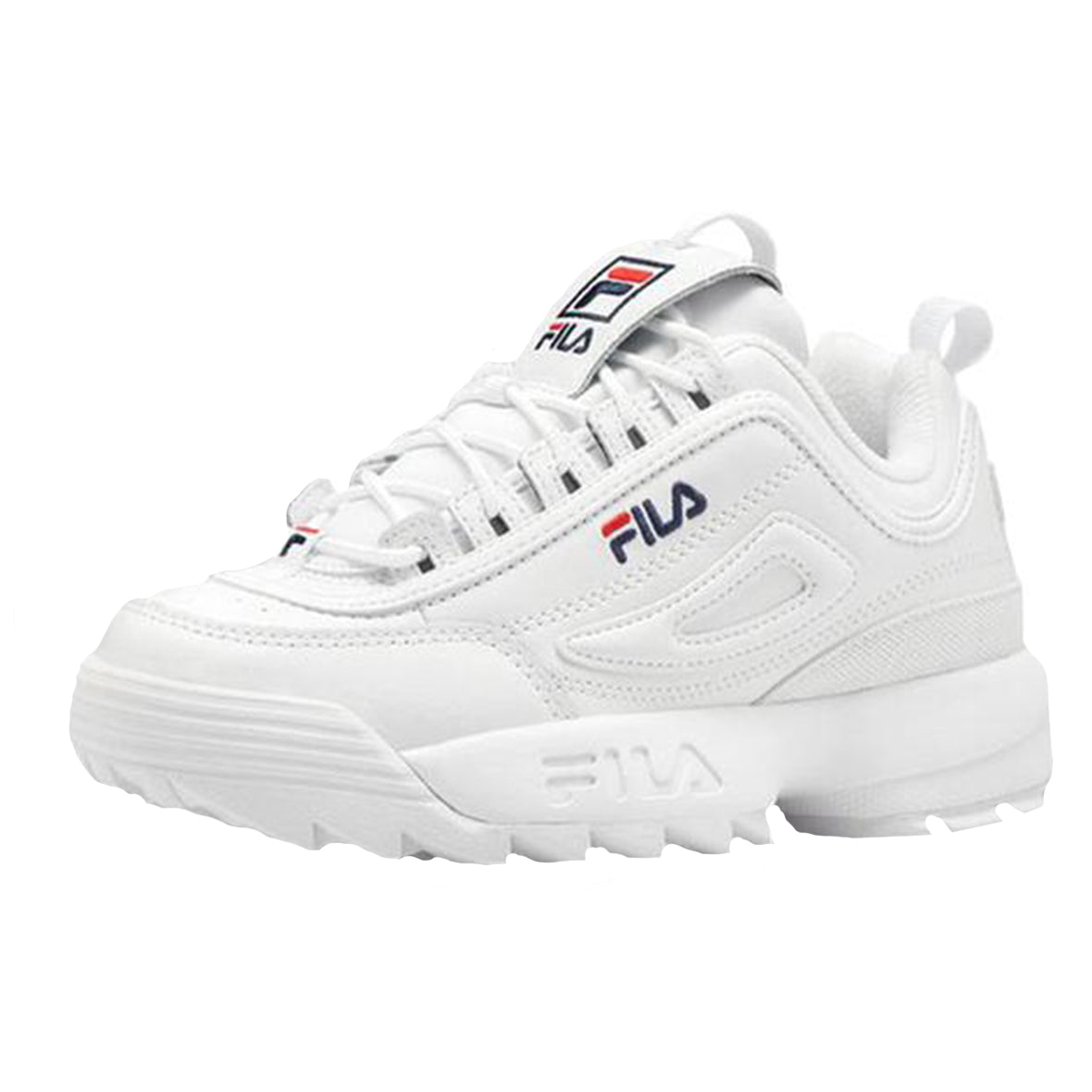 FILA DISRUPTOR II PREMIUM PARA CABALLERO COLOR BLANCO MARINO
