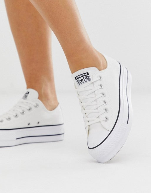 CONVERSE CHUCK TAYLOR ALL STAR LIFT PARA DAMA COLOR BLANCO
