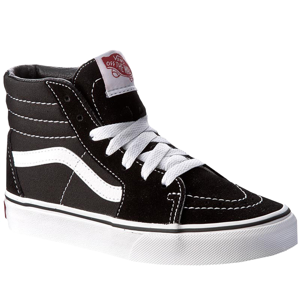 VANS SK8 HI PARA NIÑO COLOR NEGRO BLANCO