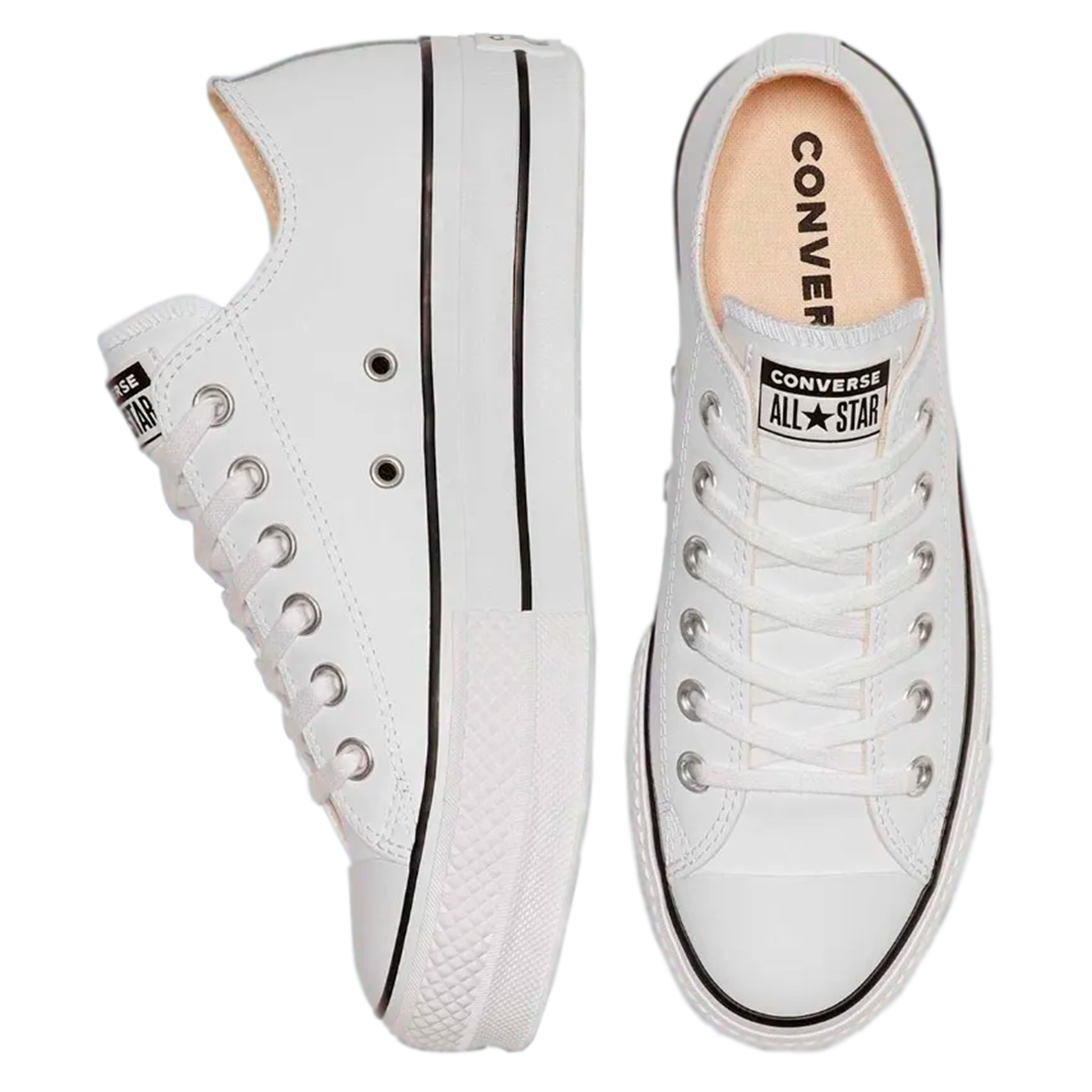 CONVERSE CHUCK TAYLOR ALL STAR LIFT PARA DAMA COLOR BLANCO