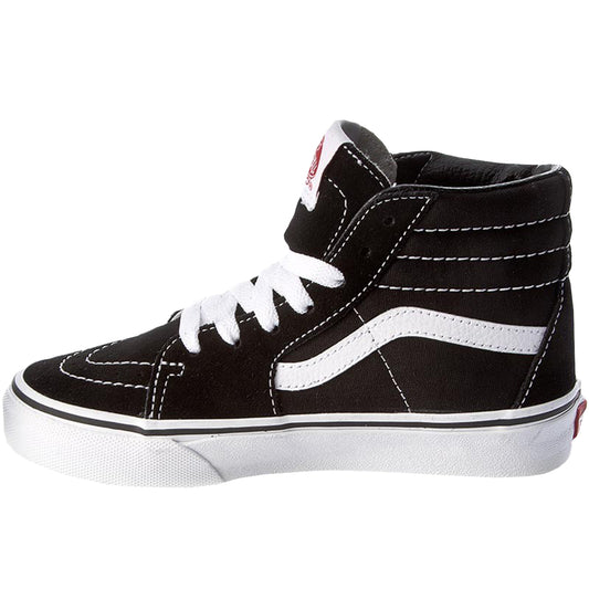 VANS SK8 HI PARA NIÑO COLOR NEGRO BLANCO