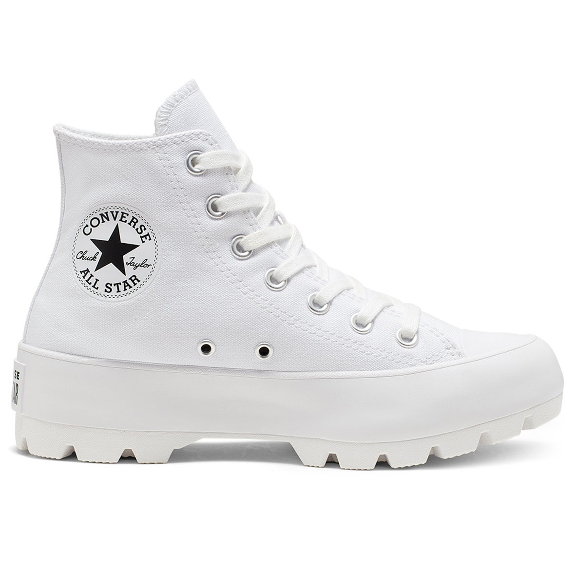 CONVERSE CHUCK TAYLOR LUGGED HI PARA DAMA COLOR BLANCO