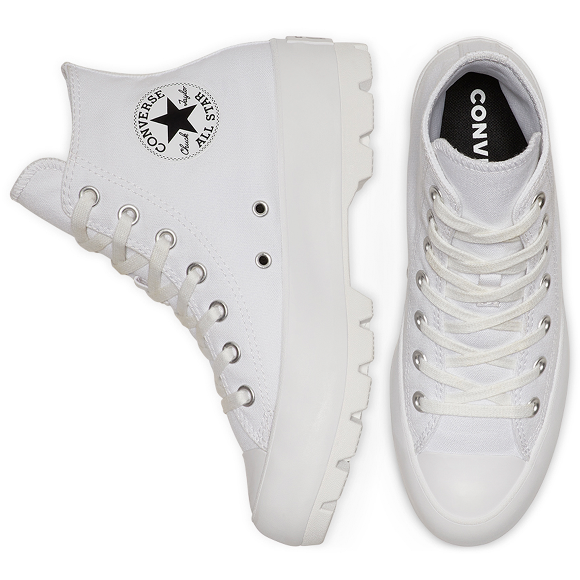 CONVERSE CHUCK TAYLOR LUGGED HI PARA DAMA COLOR BLANCO