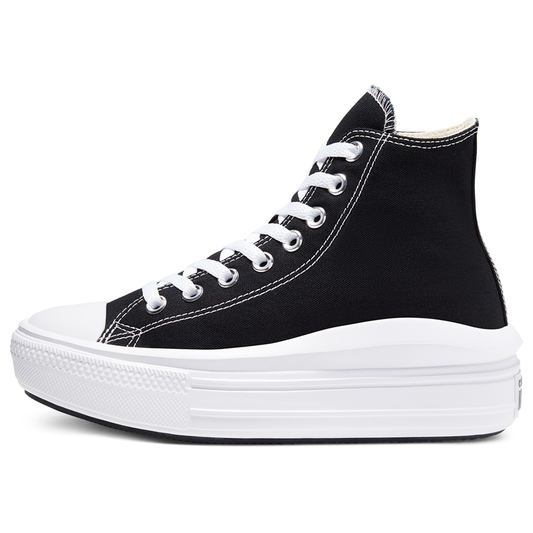 CONVERSE CHUCK TAYLOR MOVE IVORY HI PARA DAMA COLOR NEGRO